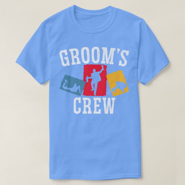 Camiseta Equipe do Noivo Grupo do Noivo Noite do Esposo Fes (Frente do Design)