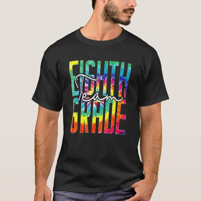 Camiseta Equipe do oitavo ano Alô 8º ano de volta à escola  (Frente)