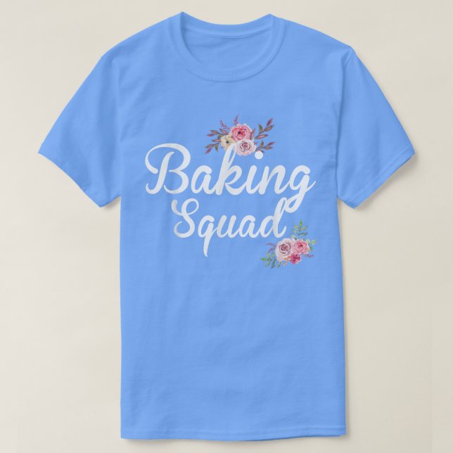 Camiseta Equipe do padeiro com Cozinhar com fusor de fusela (Frente do Design)