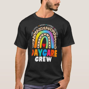Camiseta Equipe do Prestador de Cuidados de Criança na Esco