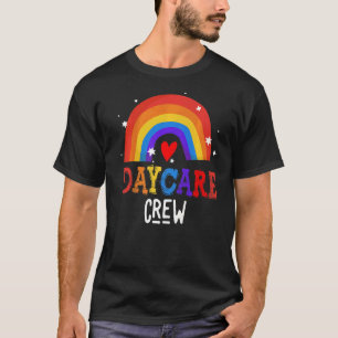 Camiseta Equipe do Prestador de Cuidados de Criança na Esco