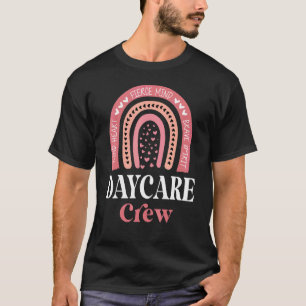 Camiseta Equipe do Prestador de Cuidados de Criança na Esco