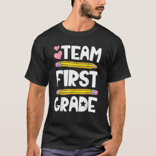 Camiseta Equipe Do Primeiro Grau 1 ruas De Volta Ao Ensino