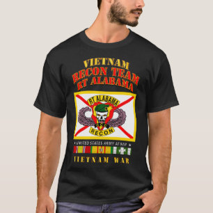 Camiseta Equipe do Recon RT Alabama, Vietnamita VN SVC