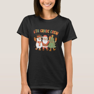 Camiseta Equipe do Sexto Ano Retro Natal Grupo Mais Alegre 