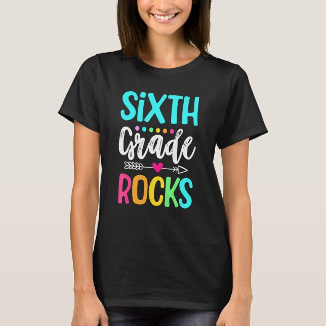 Camiseta Equipe do Sexto Grau de Alô, Grau 6, Volta Para Sc (Frente)