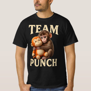 Camiseta Equipe do Soco do Macaco Bebê Macaco Macaco Resg