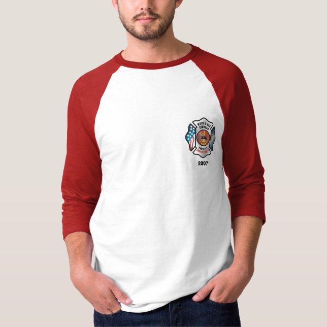 Camiseta Equipe do softball de WRTFD (Frente)