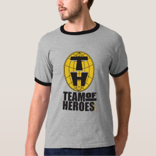 Camiseta Equipe do T oficial dos heróis - homens
