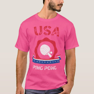 Camiseta Equipe do Tênis do pino do pino do sinalizador de