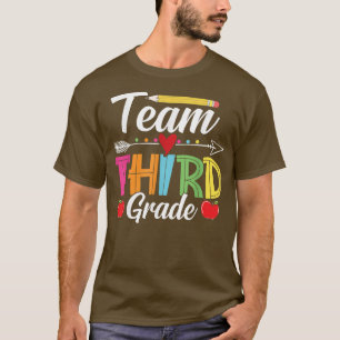 Camiseta Equipe do terceiro ano de volta à Escola Estudante