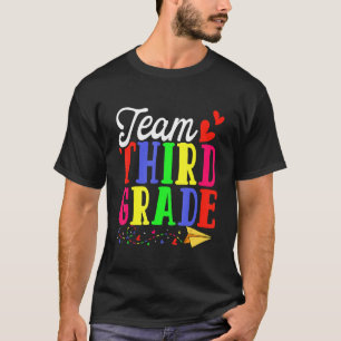 Camiseta Equipe Do Terceiro Ano De Volta À Escola No Primei