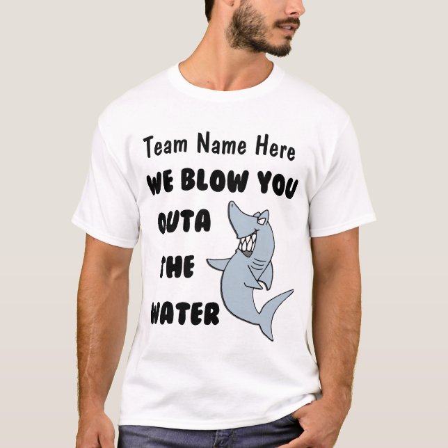 Camiseta Equipe do tubarão (Frente)