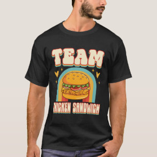 Camiseta Equipe do Viciado em Comida em Cuta em Sanduíche d