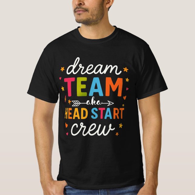 Camiseta Equipe dos Sonhos Aka Equipe de Início Antecipado  (Frente)