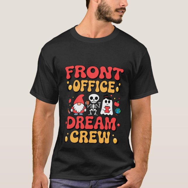 Camiseta Equipe dos Sonhos do Escritório Frontal Cute Hallo (Frente)