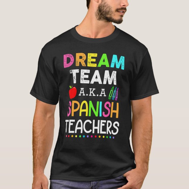 Camiseta Equipe dos Sonhos dos Professores de Espanhol Aka  (Frente)