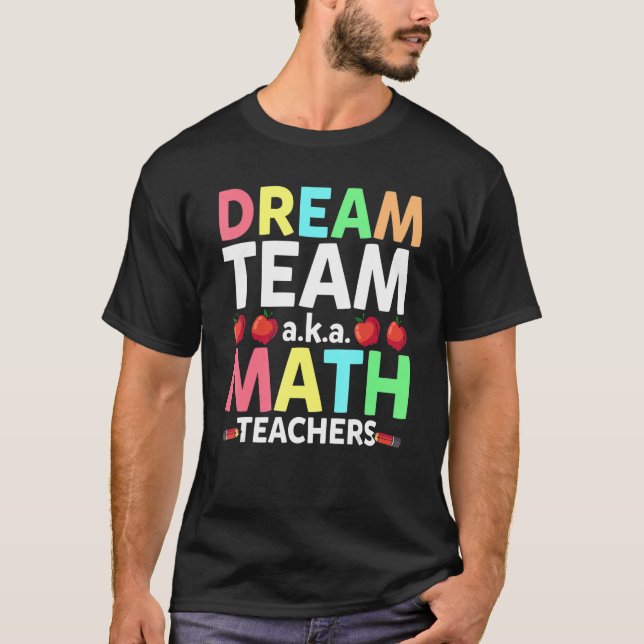 Camiseta Equipe dos Sonhos dos Professores de Matemática Ak (Frente)