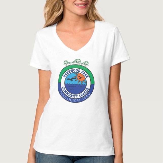 Camiseta Equipe Ecológica da Liga Comunitária do Parque de  (Frente)