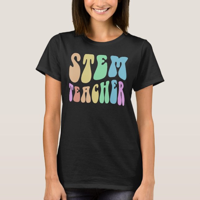 Camiseta Equipe Engi da equipe de STEM da Tecnologia Groovy (Frente)