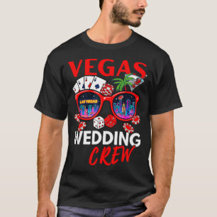 Camiseta Equipe engraçada de casamento em vegas 2026 desped