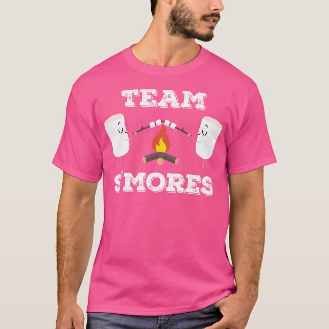 Camiseta Equipe Engraçada Do Campo De Sores Smores, Present (Frente)