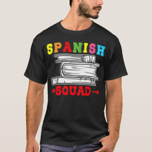 Camiseta Equipe Espanhola Aulas de Idiomas Amigos Colegas