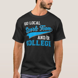 Camiseta Equipe Esportiva Local Divertida E Universitária S