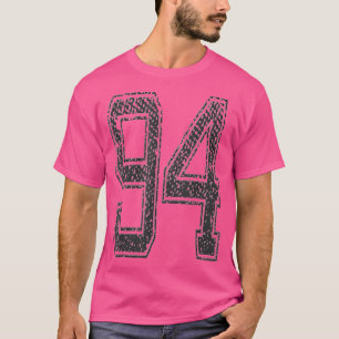 Camiseta Equipe EsportivaNúmero 94Ano 1994Preto-Meia-Noite