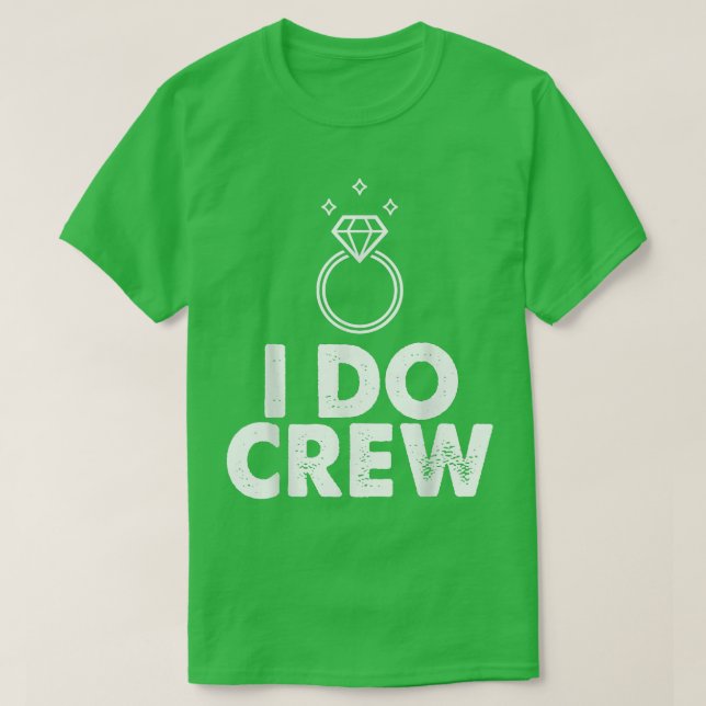 Camiseta Equipe Eu Caso Noiva Engraçada Despedida de Soltei (Frente do Design)