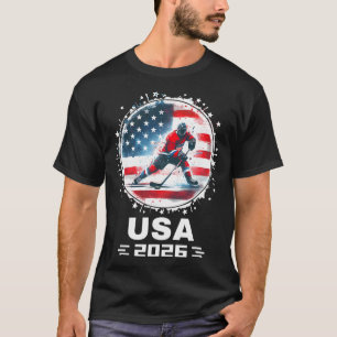 Camiseta Equipe EUA 2026 Bandeira Americana dos Estados Uni