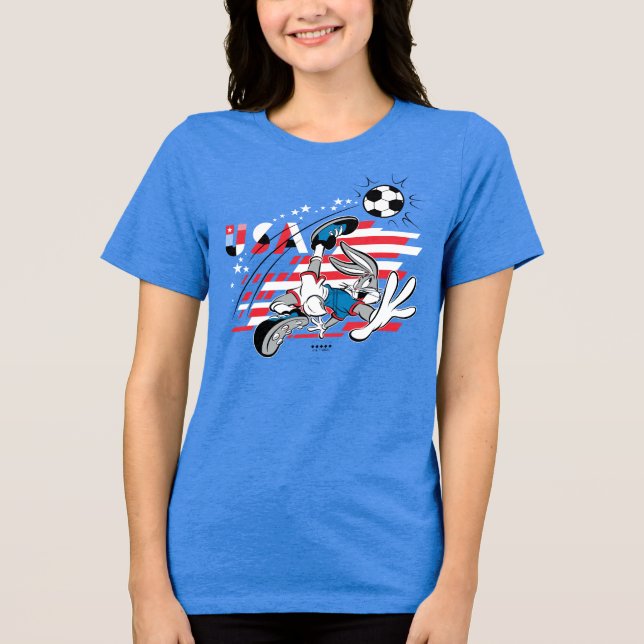 Camiseta Equipe EUA de Futebol Gráfico do BUGS BUNNY™ (Frente)
