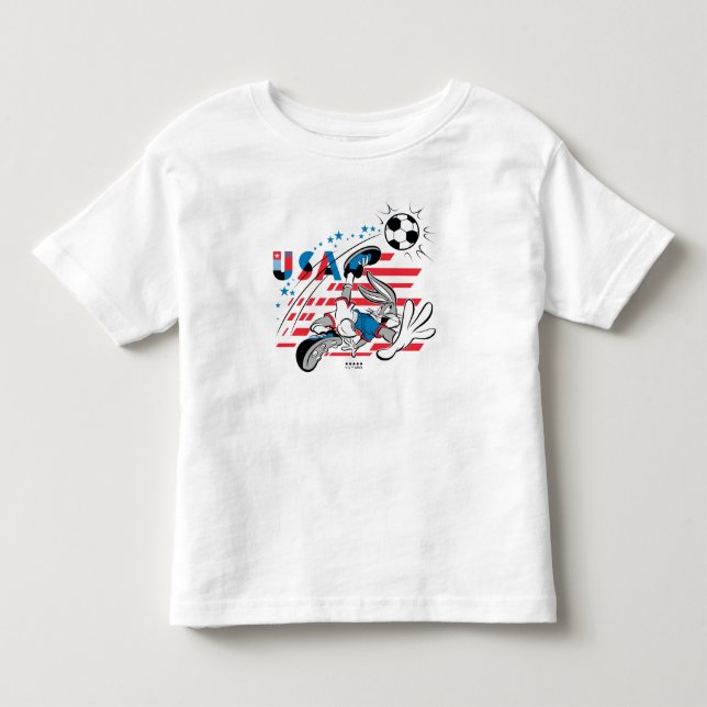 Camiseta Equipe EUA de Futebol Gráfico do BUGS BUNNY™ (Frente)