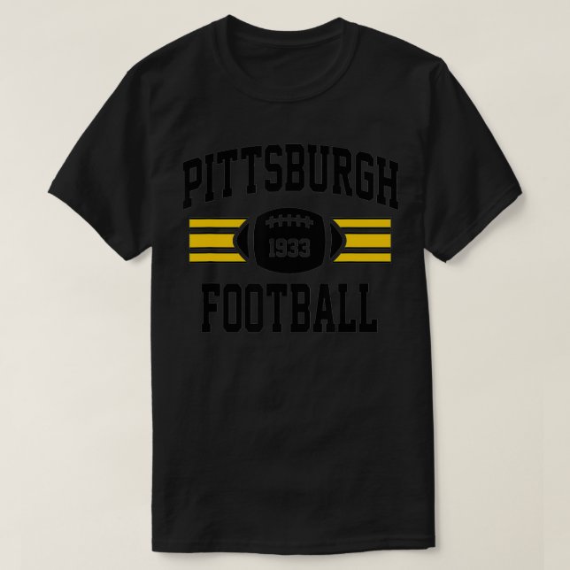Camiseta Equipe F De Esporte De Futebol De Pittsburgh (Frente do Design)