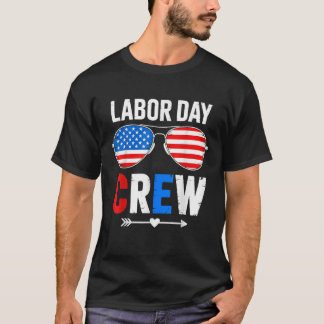 Camiseta Equipe Feliz Dia do Trabalho Patriota Feliz Dia do