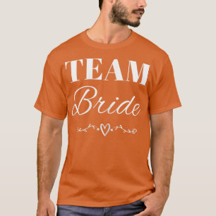 Camiseta Equipe Feminina da Noiva Chá de Casa de Casal Comb