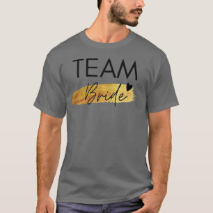 Camiseta Equipe Feminina Noiva Design Festa de Casamento De