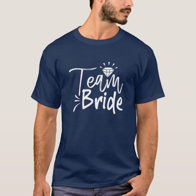 Camiseta Equipe Feminina Noiva Fofa Combinando Para Despedi (Frente)