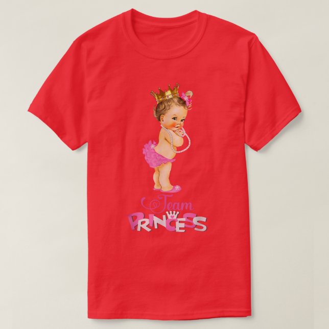 Camiseta Equipe Fofa Princesa Equipe Princesa Rapariga Reve (Frente do Design)
