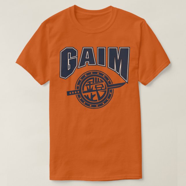 Camiseta Equipe Gaim Kamen Rider (Frente do Design)