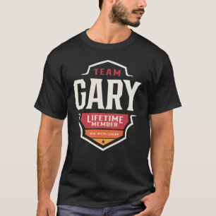 Camiseta Equipe Gary Lifetime Membro Engraçado Gary