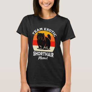 Camiseta Equipe Gato Exótico de Pêlo Curto Exótico de Pêlo