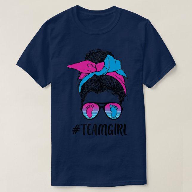 Camiseta equipe gênero revelação (Frente do Design)