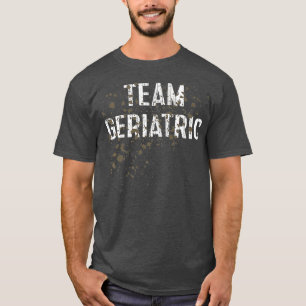 Camiseta Equipe Geriátrica Engraçado Lama Executar Premiu