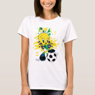 Camiseta Equipe Gráfica de Futebol do Brasil TWEETY™