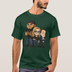 Camiseta Equipe Gutfeld Chibi Greg Gutfeld menino
