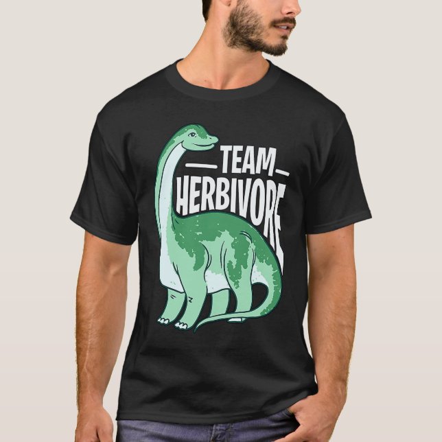Camiseta Equipe Herbívora Vegetariana Estilo de Vida à Base (Frente)