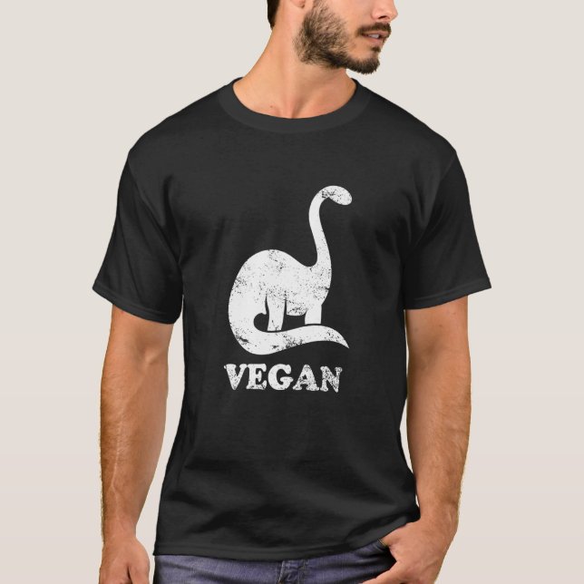 Camiseta Equipe Herbivore Brachiosaurus Vegan Dinosaur (Frente)