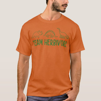 Camiseta Equipe Herbivore Vegan Plant Based Diet Dino Veget