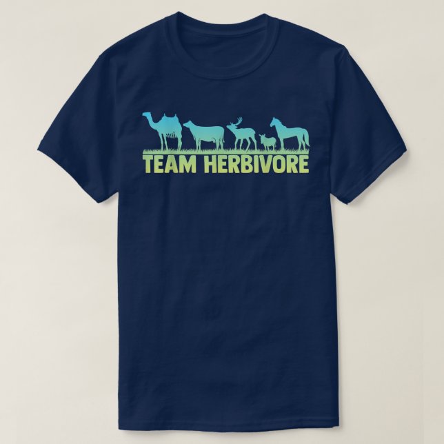 Camiseta Equipe Herbivore Vegetariana (Frente do Design)